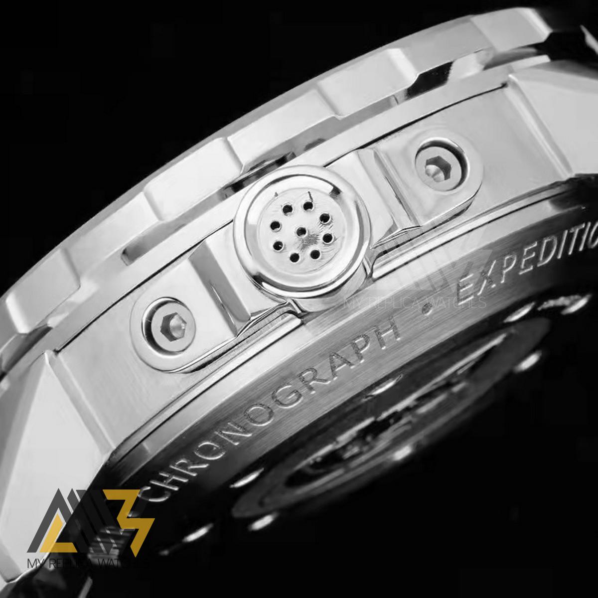 Aquatimer IW376803 Stainless Steel Case Stainless Steel Case RSF 1:1 Best Edition Black Dial on Black Rubber Strap A7750